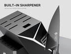 Kitchen Knife Sets with Block -15 PCS Knife Set with Bulti-in Sharpener - Image 4