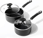Nonstick Saucepan Set by RATWIA