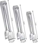 8 Pack Serving Tongs, 9 Inch, Stainless Steel - Image 8