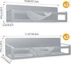 Magnetic Spice Rack for Refrigerator, 4 Pack Metal Magnetic Shelf Organizer for - Image 8