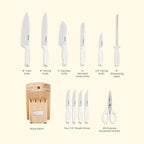 Cuisinart Block Knife Set, Lightweight, Stainless Steel, Durable & Dishwasher - Image 6