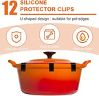 Gosknor 12pcs Dutch Oven Lid Protector Clips - Image 2