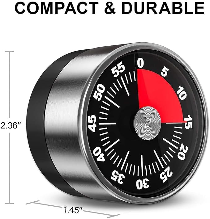 Kitchen Magnetic Visual Cooking Mechanical Timer - Image 7