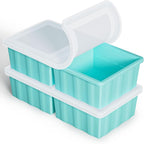Silicone Freezer Tray for Soup Ice Cubes: 2-Cup Freezing Tray by GGOW