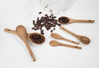 6pcs Measuring Spoons Set, Natural Acacia Wooden Measuring Spoons Includes 1/8 - Image 5