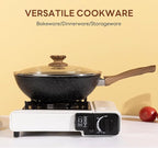 NEWBULIG 17-Piece Nonstick Cookware Set, Non-Toxic Pots and Pans - Image 8