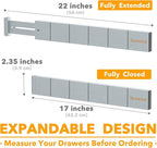 SpaceAid Bamboo Drawer Dividers - Image 4