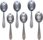Darware Portion Control Serving Spoons Set – Stainless Steel 1/4, 1/2 Cup Sizes by Darware