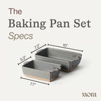 Mora Ceramic Set of 2 Baking Dishes - Image 2
