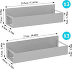 HuggieGems 6 Pack Magnetic Spice Storage Rack Organizer - Image 7