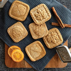 Nordic Ware Springerle Cookie Stamps (Set of 3), Sturdy Cast Aluminium Cookie Stamp Set, Cookie Press Set Made in the USA, Sturdy and Durable Biscuit Maker Press Set - Image 3