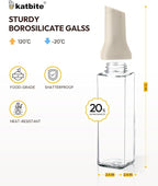 katbite 16oz Glass Olive Oil Dispenser Bottle - Image 4