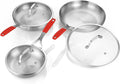 DELARLO Tri-ply Stainless Steel Frying Pan Set by DELARLOCOOKWARE