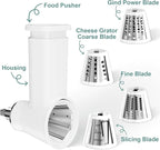 Slicer Shredder Attachment for KitchenAid Stand Mixer, Cheese Grater Attachment - Image 2