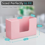Paper Towel Dispenser Countertop, Wooden Bathroom Paper Towel Holder, - Image 2