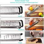 3 in 1 Cheese Grater Zester Citrus Lemon 304 Stainless Steel Zester Versatile - Image 4