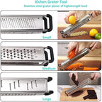 3 in 1 Cheese Grater Zester Citrus Lemon 304 Stainless Steel Zester Versatile - Image 4