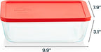 Pyrex Simply Store Glass Food Storage Container, Snug Fit Non-Toxic Plastic - Image 2