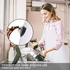 Jubatus 1 Pack Bib Aprons with 2 Pockets Cooking Chef Kitchen Apron - Image 3
