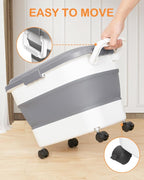 15-23 Lbs Dog Food Storage Container, Collapsible Dog Food Container - Image 6