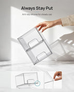 Vtopmart 8 Pack Small Clear Stackable Storage Drawers, Acrylic Bathroom Makeup - Image 6
