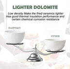 HAPPY KIT Ceramic Mixing Bowls Set, Nesting Bowls Set - Image 4