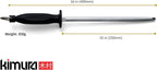 Kimura Professional Diamond Honing Steel, 10 inch Honing Rod, Diamond Knife - Image 3
