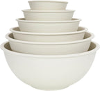 Chef Craft Eco Bamboo Fiber Mixing Bowl Set, 6 Piece Set by ChefCraft