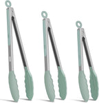 Kitchen Tongs, Stainless Steel Cooking Tongs by EEKEDO