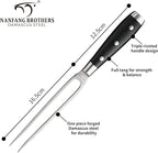 18 Pieces Damascus Kitchen Knife Set, 8 Piece Steak Knives, Non-slip ABS - Image 4