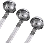 meekoo 3 Pieces Stainless Steel Ladle Soup Handle Ladle - Image 2