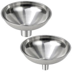 2 Pack Stainless Steel Kitchen Funnel Set by Unknown