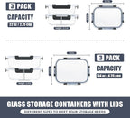 GULFLIN 6 Pack Glass Meal Prep Containers, Food Storage Containers, Airtight - Image 2