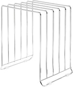 mDesign 5 Slot Pot and Pan Rack — Metal Wire Rack - Image 9