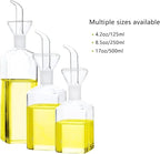LandHope Oil Bottle Glass Olive Oil Dispenser Bottle Glass Cooking Oil Vinegar - Image 6