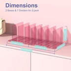 SortNStore Purse Organizer for Closet: Shelf Dividers Adjustable Acrylic Bag - Image 7