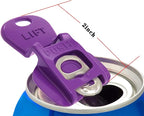 6PCS Colorful Can Tab Openers & Leak-Proof Drink Covers – One-Hand Soda Can - Image 5