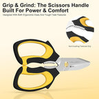 8" Multipurpose Household Steak Scissors – Japanese 420 J2 Stainless Steel - Image 3