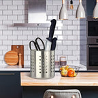 Saiveina Stainless Steel Utensil Holder Kitchen Holder Restaurant Cooking - Image 7