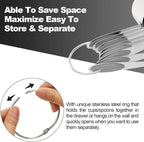 Measuring Cups & Spoons Set of 16, Wildone Stainless Steel Measuring Cups and - Image 6