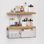 Apothecary Jar Canisters Bathroom Vanity Organizer - Image 4