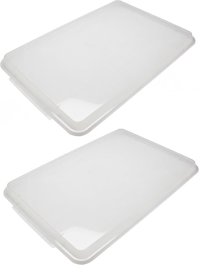TrueCraftware- Full Size Polypropylene Sheet Pan Cover Clear Color Set of 2- by Unknown