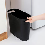 rejomiik Small Trash Can, 3.5 Gallon Slim Garbage Can Plastic Waste Basket - Image 2