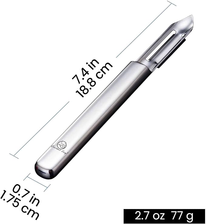 Vegetable Peeler, Ultra Sharp Potato Peeler, Seamless One-Piece Design - Image 8