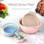Plastic Mixing Bowls Set 8/10 PCS - Image 7