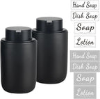 BosilunLife Black Soap Dispenser Set by BosilunLife