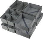 Fordonral 16 Pack Drawer Organizer Clothes, Foldable Fabric Dresser Organizer - Image 6