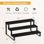 Giikin 3 Tier Spice Rack, Cabinet Organizer Shelf Kitchen Counter Storage - Image 3