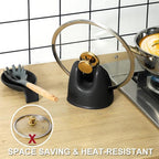 Nihow Pot Lid Holder: Stable Ceramic Pan Lid Holder - Image 4