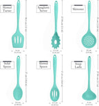 Culinary Couture Aqua Sky Silicone Cooking Utensils Set - Image 3